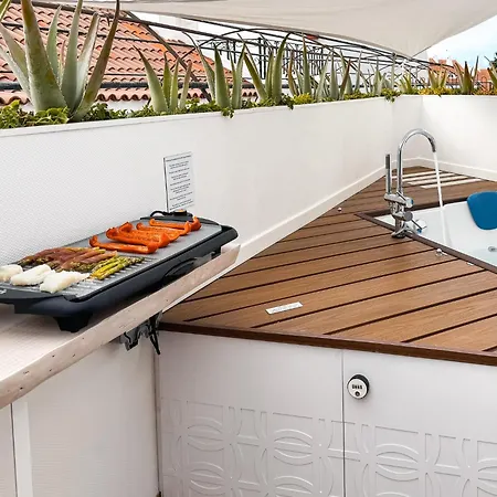 Private Jacuzzi, Modern, Design - 2 Terraces - Wow In Christianos Apartman Los Cristianos
